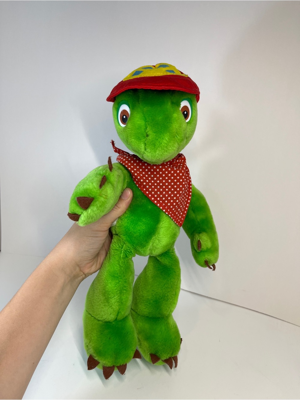 Vintage Franklin Turtle Plush 14" Cartoon Tv Show Character Stuffed Animal Toy - Picture 4 of 16